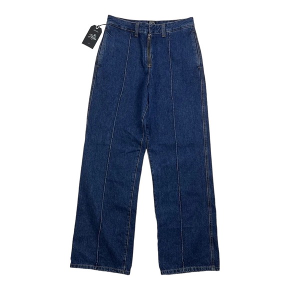 PRPS Denim - NWT PRPS Indigo Blue F86P14 Womens Wide Legs Jeans Size 30X31
